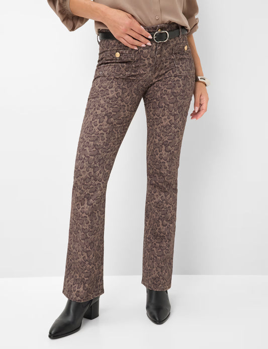 Brax Shakira Leopard Trousers