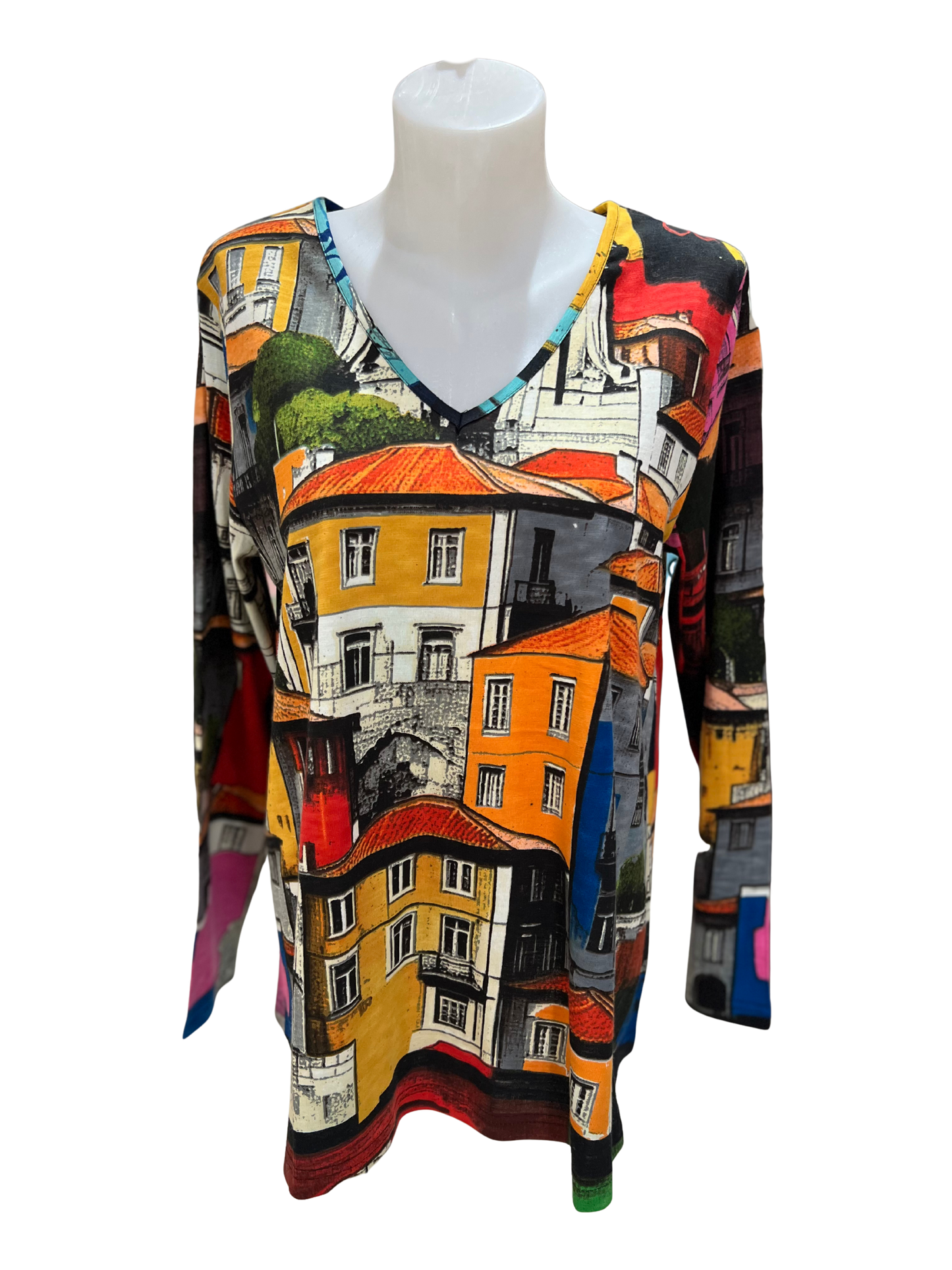 Orientique V-Neck Contemporary T-Shirt