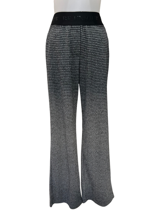 Robell Britt Grey Houndstooth Trousers