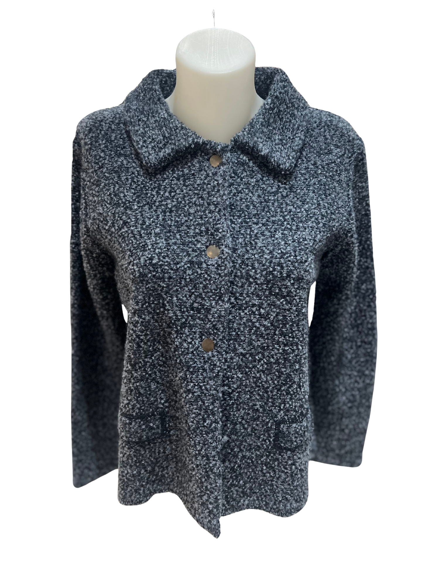 Iodena Blue Knitted Cardigan