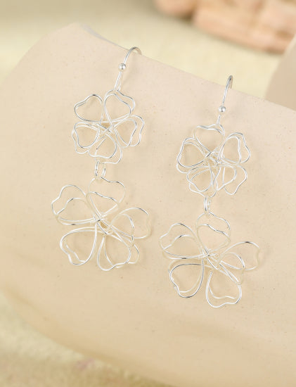 Gracee Jewellery Floral Dangle Earrings