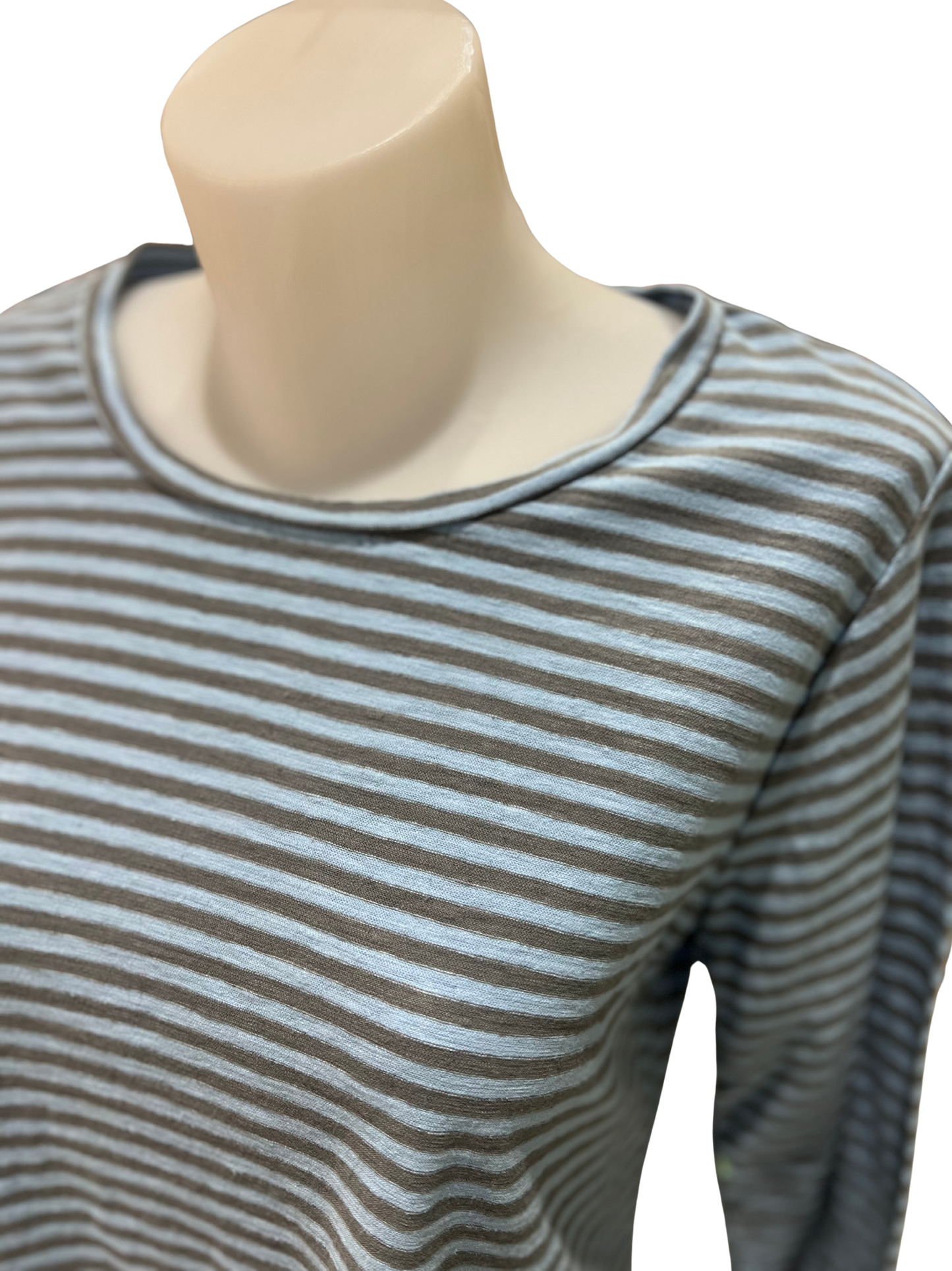 Cut Loose Stripe Hi-Low Top