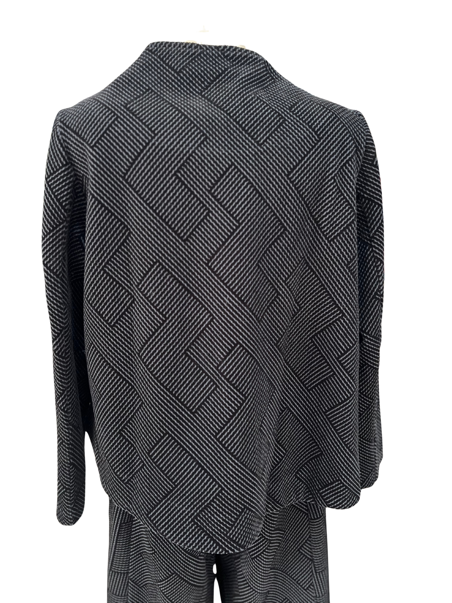 Thanny Blue/Black Asymmetric Jacket