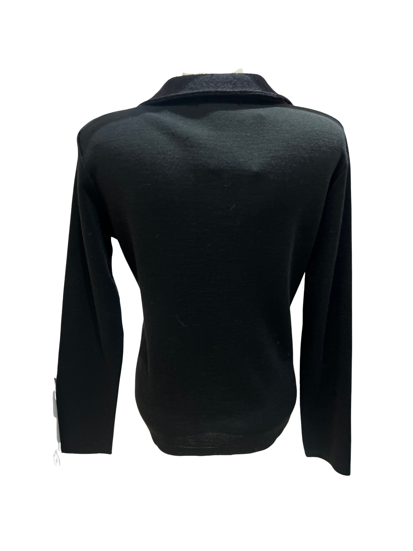 Iodena Black Zip Cardigan