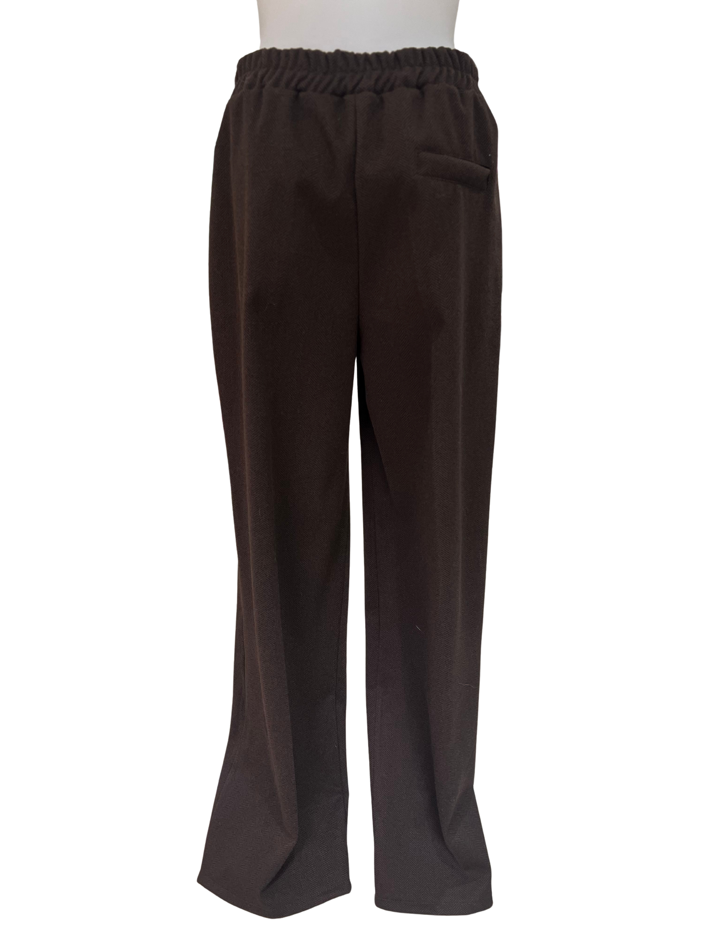 Deck by Decollage Brown Wide Leg Pull On Trousers