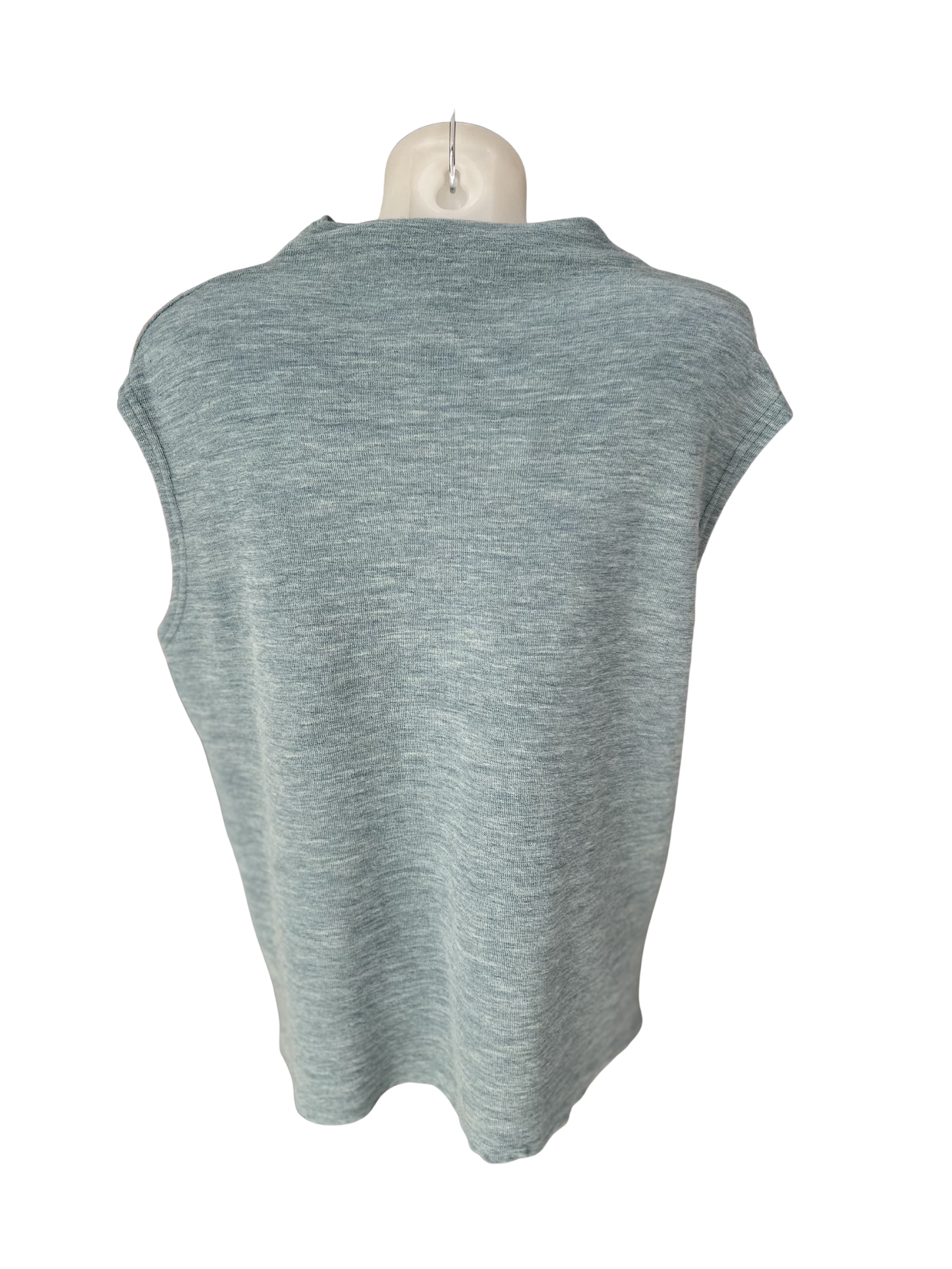 By Basics Draped Neck Box Vest