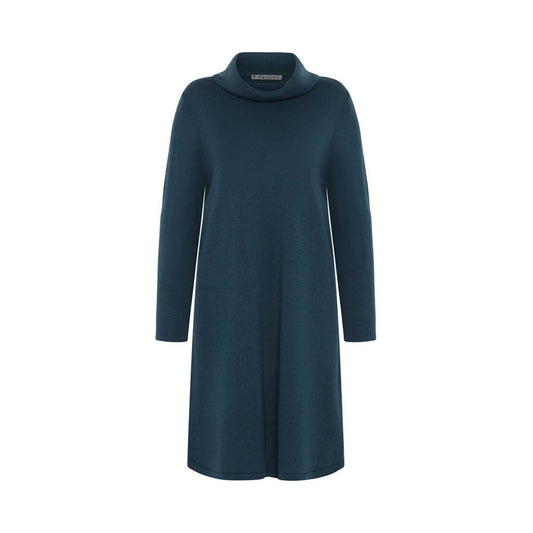 Mansted Night Dark Aqua Knit Dress