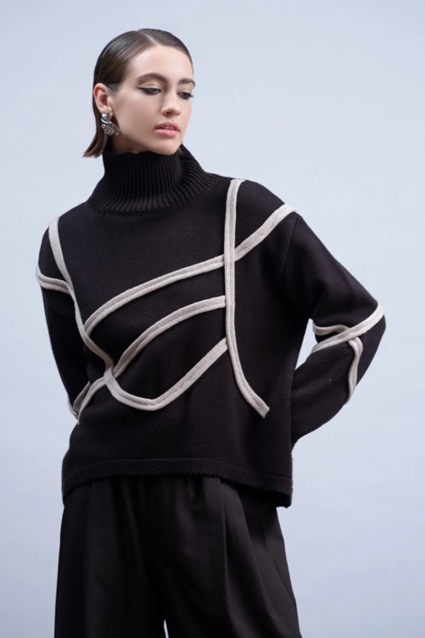 Haako Crossed Sweater