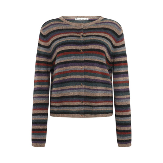 Mansted Zemma Mushroom Yak Wool Cardigan