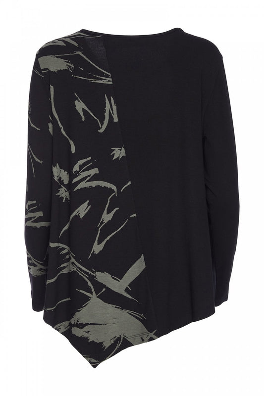 ORA Mottled Print Top