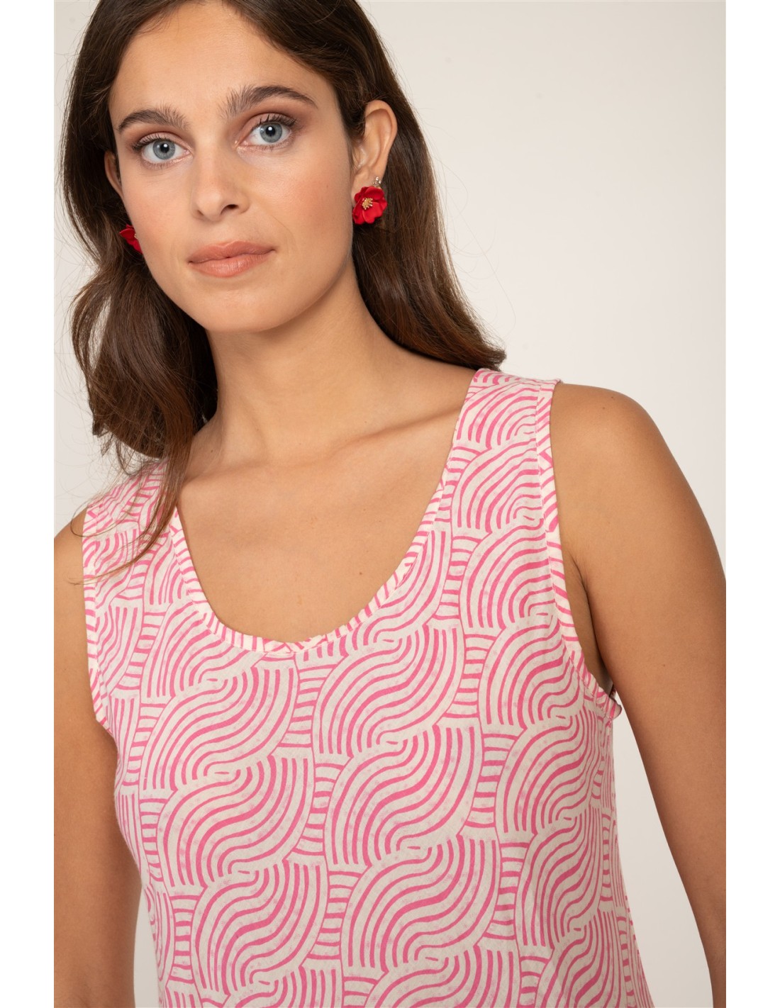 Terre Rouge Print Maxi Dress