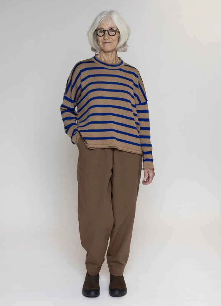 Muse Wear Sille Stripe Merino Sweater