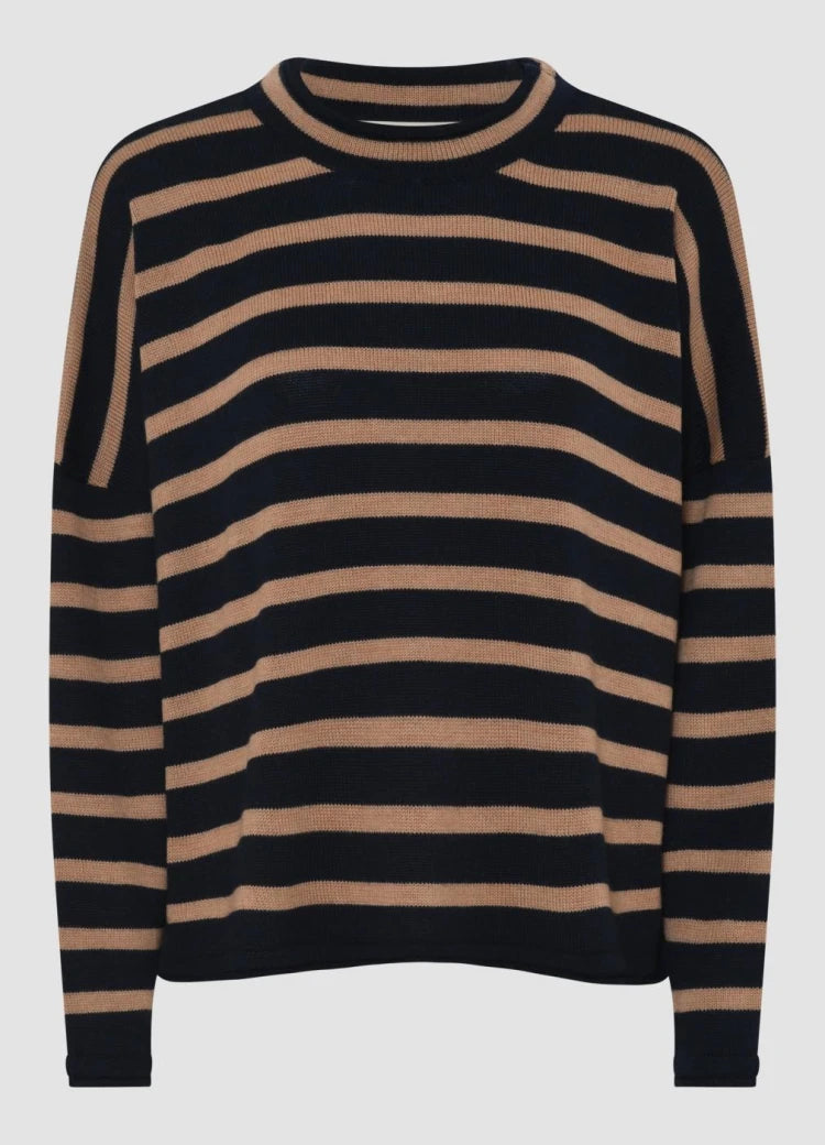 Muse Wear Sille Stripe Merino Sweater