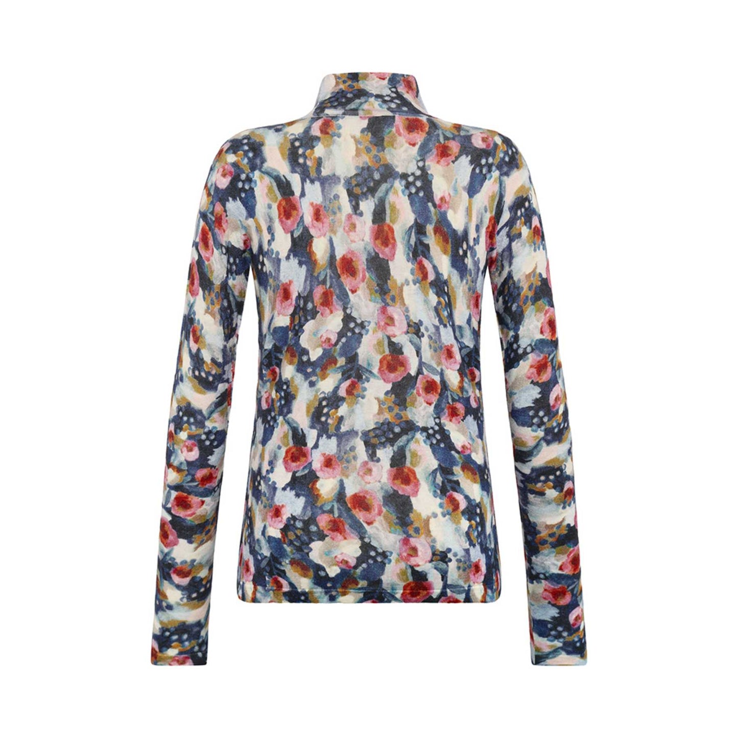 Mansted Melina Print Wool Top