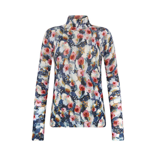 Mansted Melina Print Wool Top